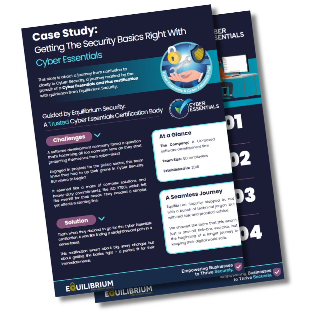 An image of the first two pages of the case study