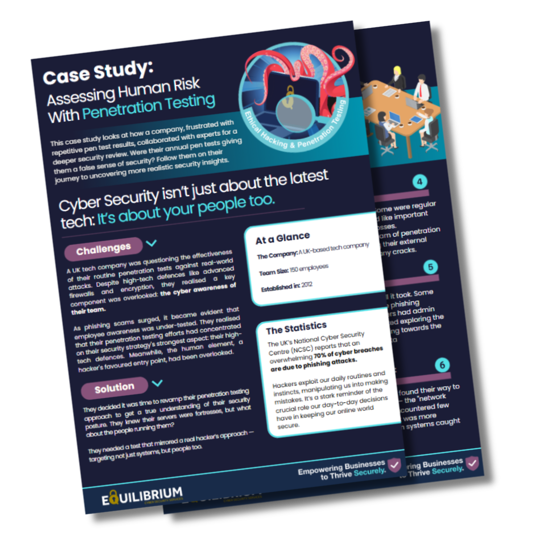 An image of the first two pages of the case study