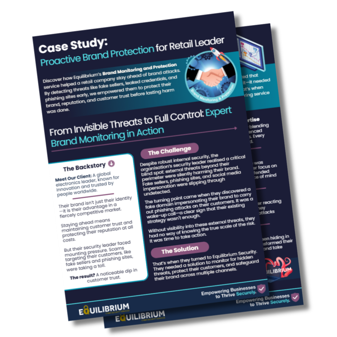 Image of a the Brand Monitoring case study pdf file