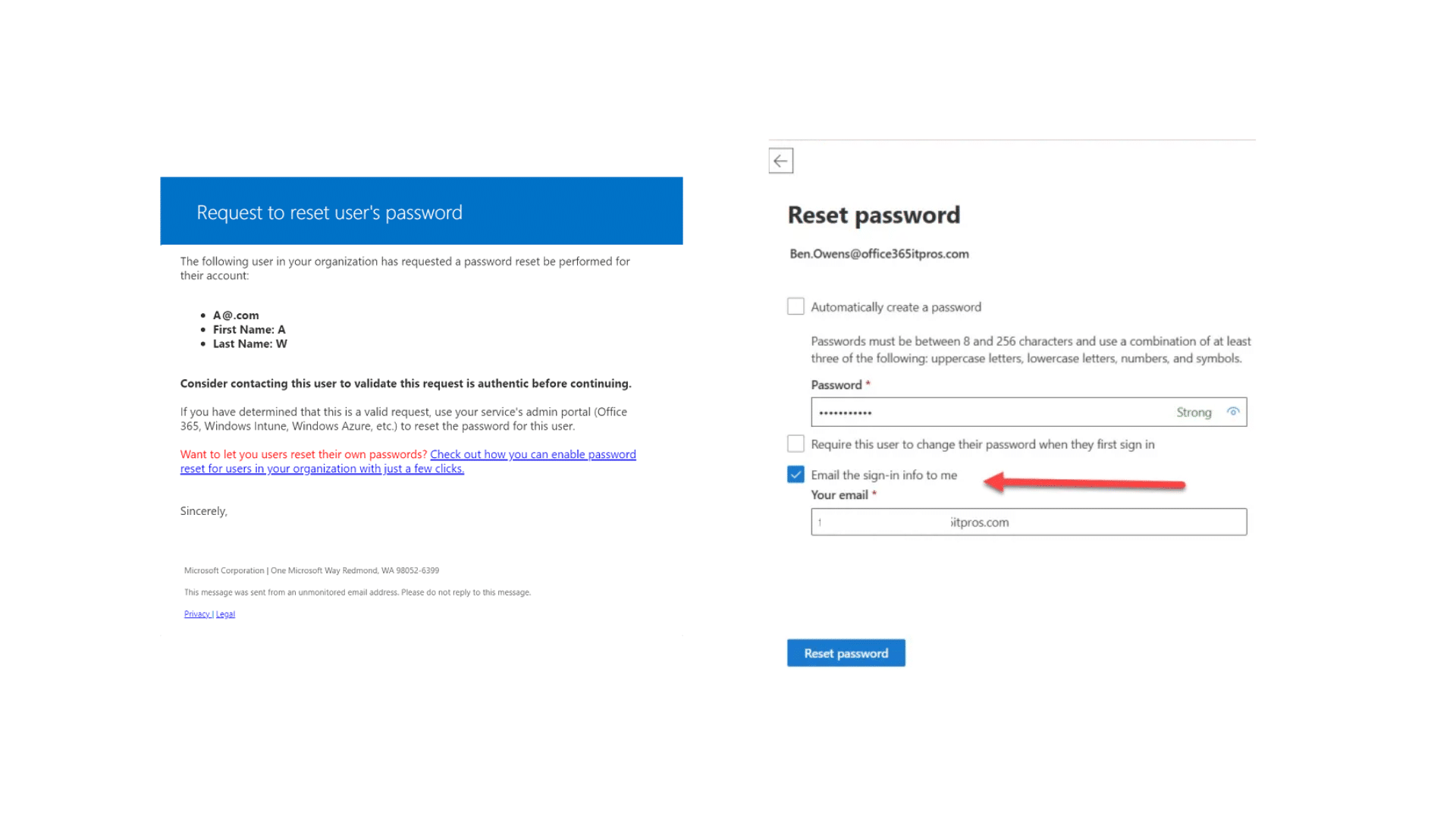 phishing simulation example for equilibrium's service