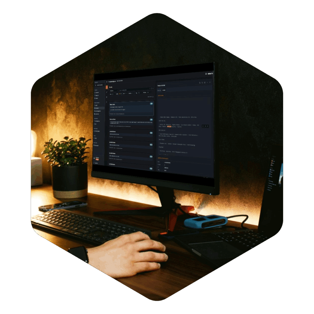 Wraith on a computer